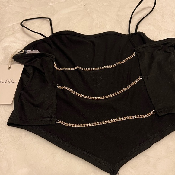 Cute rhinestone back tank - Picture 3 of 3